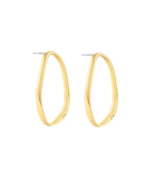 BOUCLES D'OREILLES CALVIN KLEIN ELONGATED DROPS DORE Livraison rapide