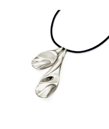 Margot Tie Necklace - Silver pas chere