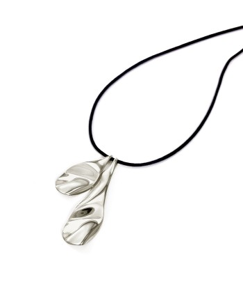 Margot Tie Necklace - Silver pas chere