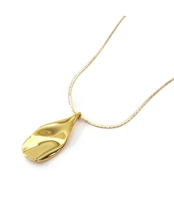 Petal Pendant Medium - Gold rembourrage situé sous