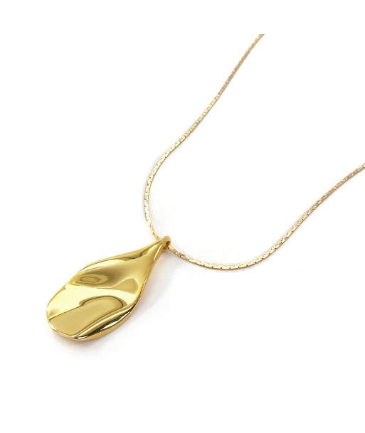 Petal Pendant Medium - Gold rembourrage situé sous