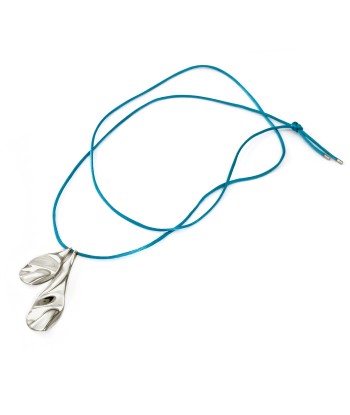 Margot Tie Necklace - Silver pas chere