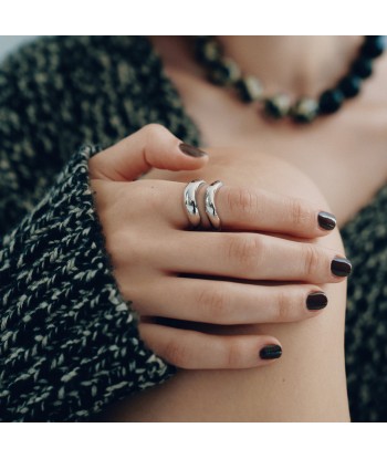 Curve Ring - Medium - Silver sur le site 