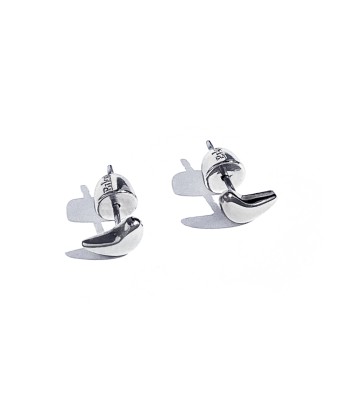 Mini Curve Studs - Silver Les êtres humains sont 