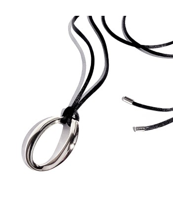 Aura Tie Necklace - Silver Par le système avancé 