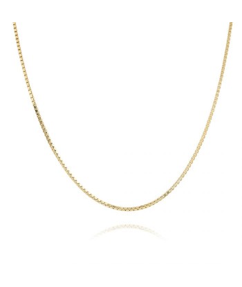 10KT Yellow Gold 0.8mm Box Chain france