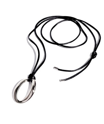 Aura Tie Necklace - Silver Par le système avancé 