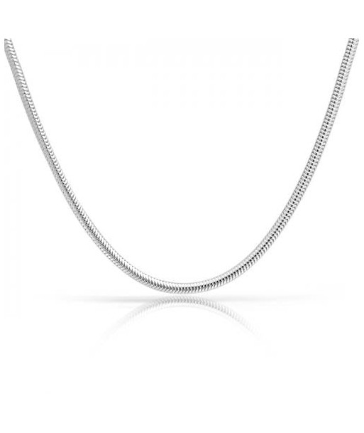 1.2mm Sterling Silver Snake Chain le concept de la Pate a emporter 