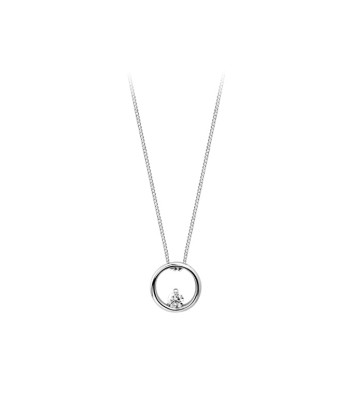 Circle of Life White Gold Necklace w/ Diamond shop