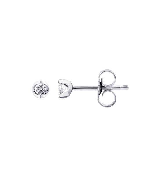 .07CT Half Moon Diamond Studs Le MVP de beaucoup