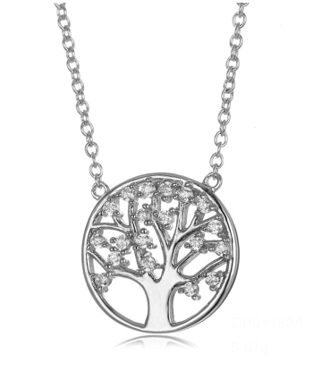 Sterling Silver Family Tree Necklace Venez découvrir notre 