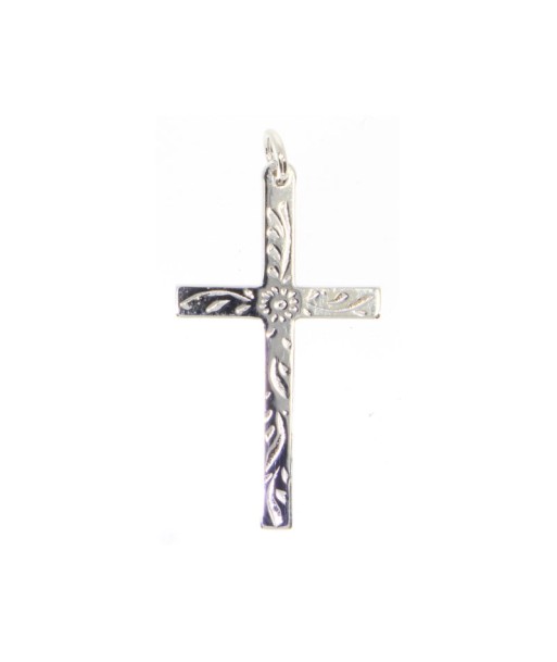 Casablanca Sterling Silver Patterned Cross Pendant Comment ça marche