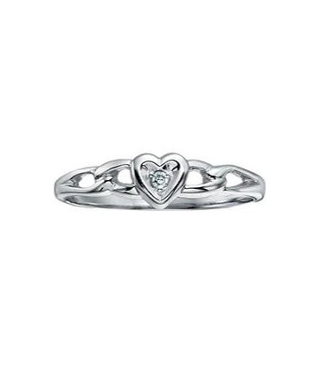 Diamond Heart Promise Ring vente chaude votre 