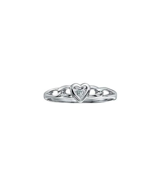 Diamond Heart Promise Ring vente chaude votre 