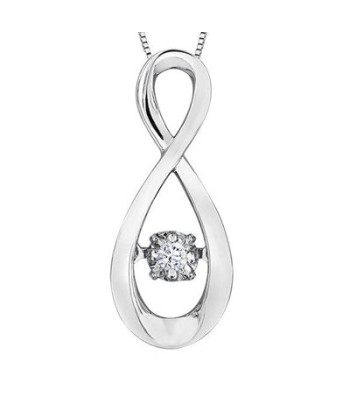 Diamond Pulse Infinity Necklace est présent 