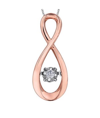 Diamond Pulse Infinity Necklace est présent 