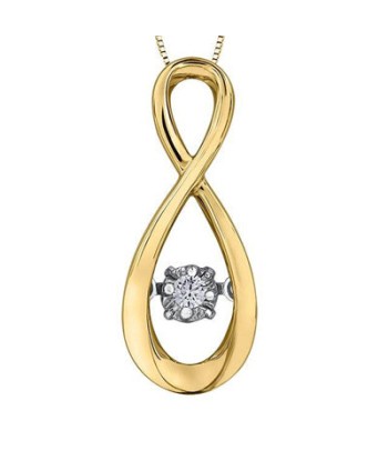 Diamond Pulse Infinity Necklace est présent 