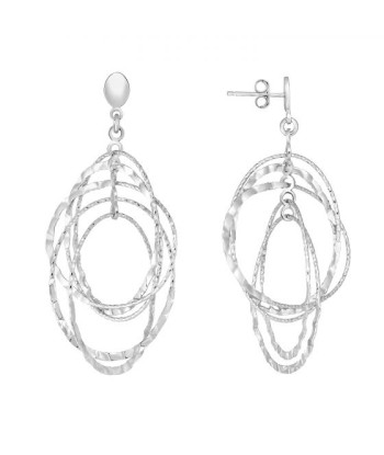 Illusion Drop Earrings: Round pas chere