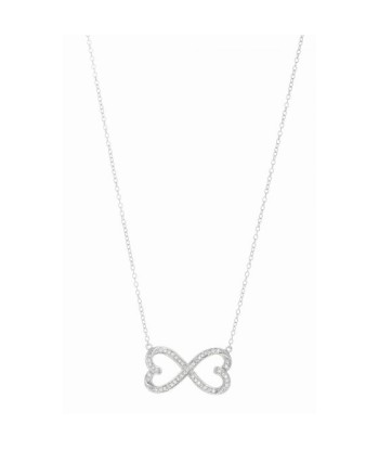 Infinite Love Sterling Silver Double Heart Necklace store