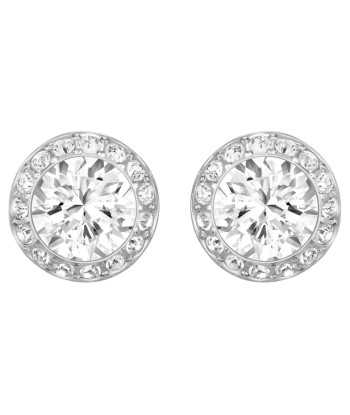 Swarovski Angelic Round Stud Earrings: Clear à prix réduit toute l'année