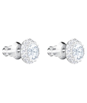 Swarovski Angelic Round Stud Earrings: Clear à prix réduit toute l'année