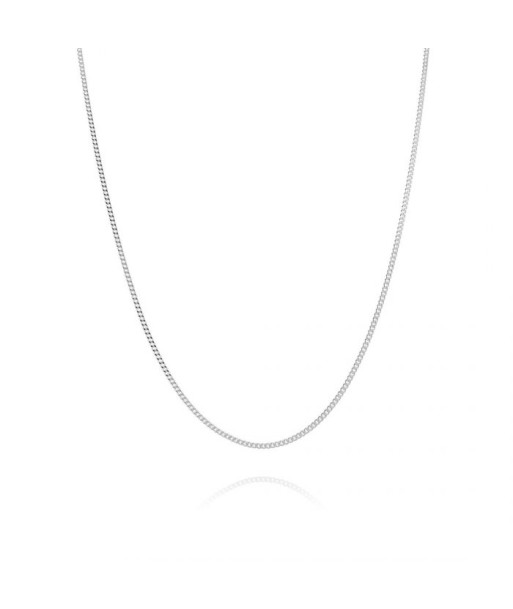 1.3mm 10KT White Gold Curb Chain store