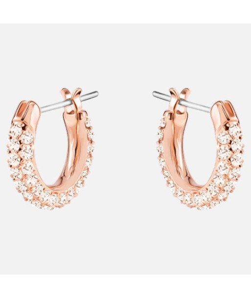 Swarovski Stone Hoop Earrings: Small Rose livraison et retour toujours gratuits