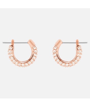 Swarovski Stone Hoop Earrings: Small Rose livraison et retour toujours gratuits