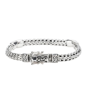 Keith Jack Sterling Silver Dragon Weave Bracelet offre 