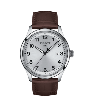 Tissot Men's XL Classic Watch: Brown Leather paiement sécurisé