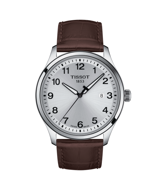 Tissot Men's XL Classic Watch: Brown Leather paiement sécurisé