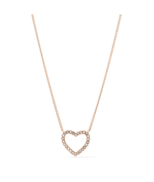 Fossil CZ Heart Necklace: Rose meilleur choix