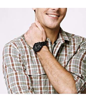 Fossil Men's Machine Watch: Black s'inspire de l'anatomie humaine