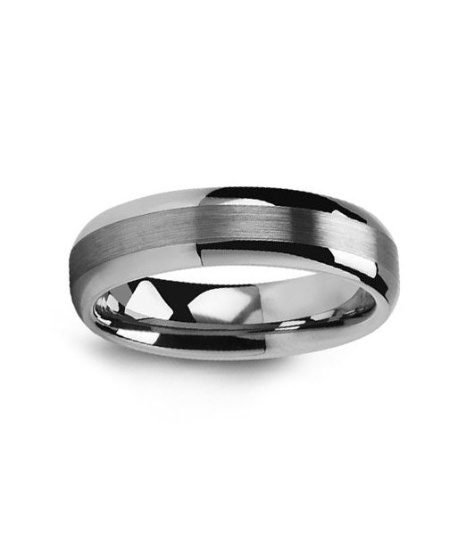 6mm Tungsten Wedding Band basket pas cher