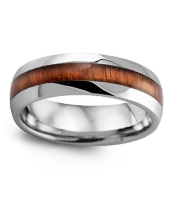 7mm Tungsten & Wood Wedding Band ouvre sa boutique