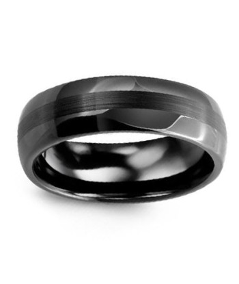 7mm Ceramic Wedding Band Véritable concentré