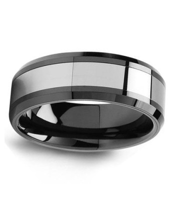 8mm Ceramic & Tungsten Wedding Band sélection de produits