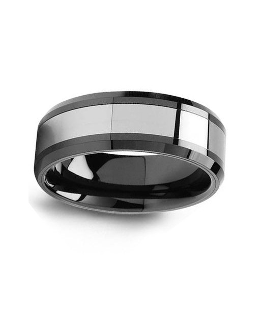 8mm Ceramic & Tungsten Wedding Band sélection de produits