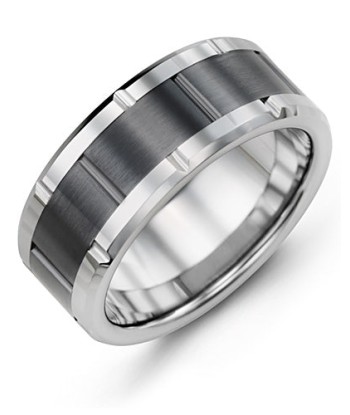 9mm Tungsten & Ceramic Wedding Band meilleur choix