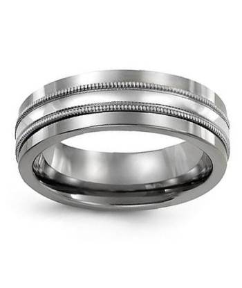 9mm Tungsten & White Gold Wedding Band sélection de produits