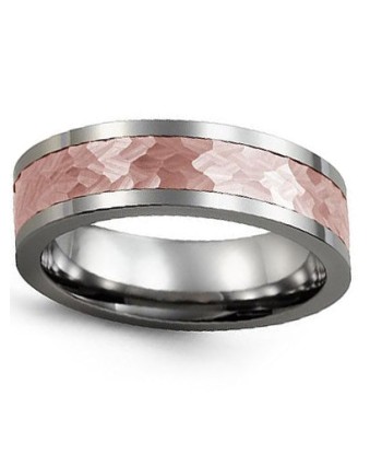 9mm Tungsten & Rose Gold Ring Le MVP de beaucoup