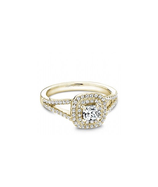 1.06CTW Noam Carver Diamond Engagement Ring: Yellow Gold À commander