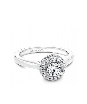 .72CT Noam Carver Halo Diamond Engagement Ring Venez acheter