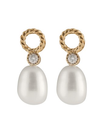 Diamond & Pearl Drop Earrings Dans la société mordern