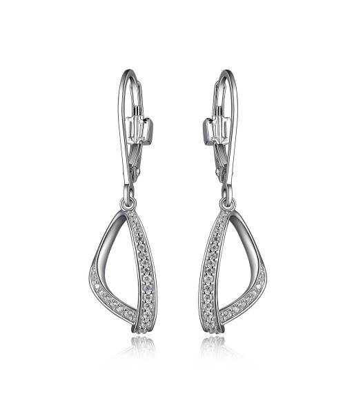 Elle Sterling Silver Scintillation Earrings pour bénéficier 