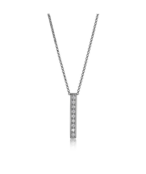 Elle Horizon Sterling Silver Necklace basket pas cher