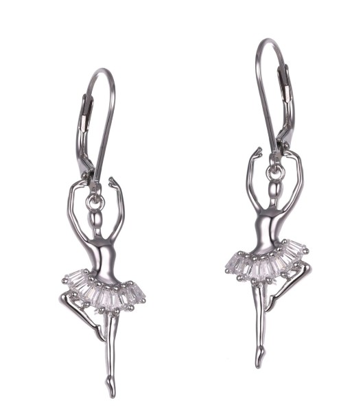 Ballerina Sterling Silver Drop Earrings sur le site 