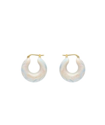 BOUCLES D'OREILLES CIRCLET EARRING BEIGE MULTI VANESSA BARONI de technologie