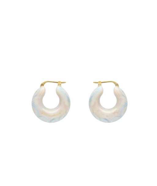 BOUCLES D'OREILLES CIRCLET EARRING BEIGE MULTI VANESSA BARONI de technologie