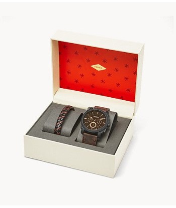 Fossil Men's Machine Watch: Gift Set Le MVP de beaucoup